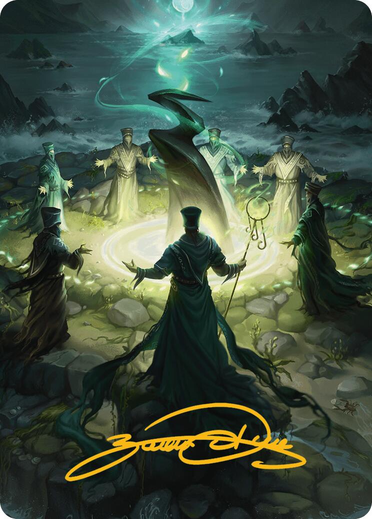 Cryptolith Rite Art Card (Gold-Stamped Signature) [Innistrad Remastered Art Series] | Lots Moore NSW