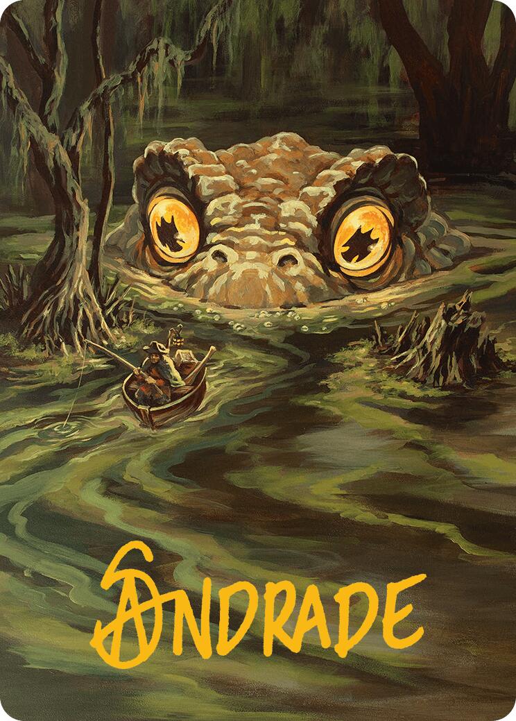 The Gitrog Monster Art Card (Gold-Stamped Signature) [Innistrad Remastered Art Series] | Lots Moore NSW
