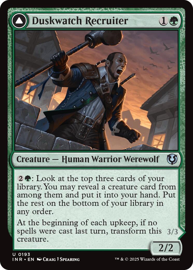 Duskwatch Recruiter // Krallenhorde Howler [Innistrad Remastered] | Lots Moore NSW