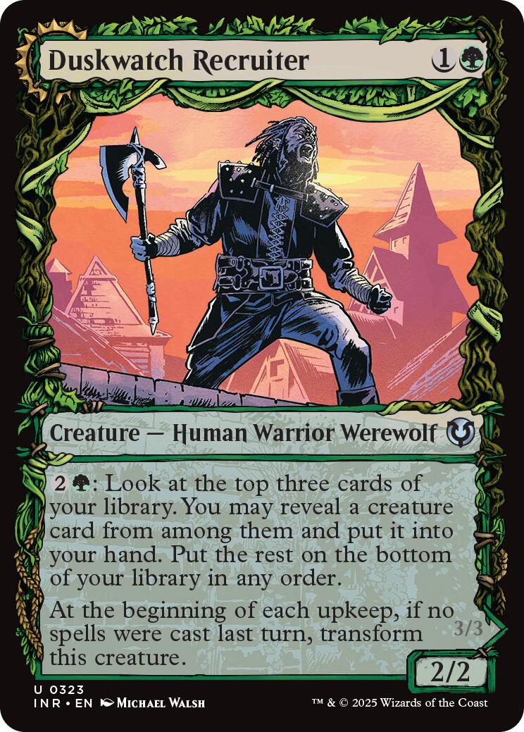 Duskwatch Recruiter // Krallenhorde Howler (Showcase) [Innistrad Remastered] | Lots Moore NSW