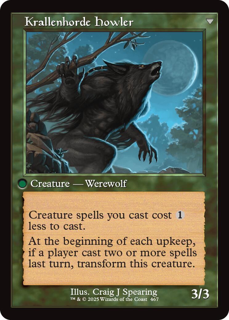 Duskwatch Recruiter // Krallenhorde Howler (Retro Frame) [Innistrad Remastered] | Lots Moore NSW