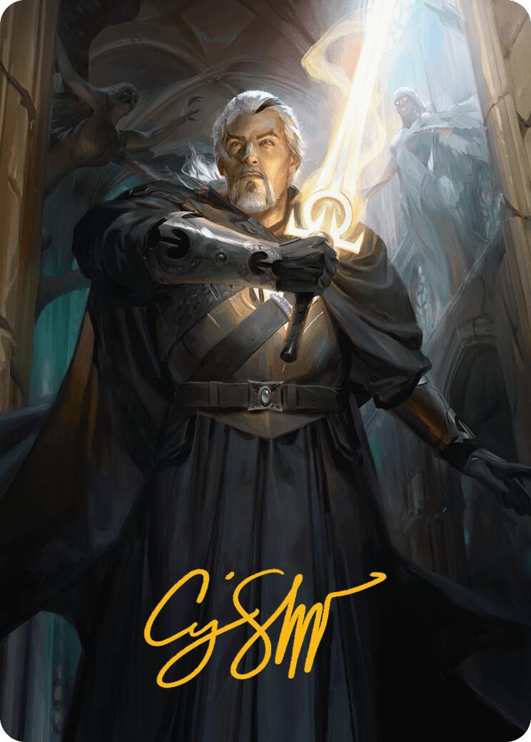 Odric, Lunarch Marshal Art Card (Gold-Stamped Signature) [Innistrad Remastered Art Series] | Lots Moore NSW