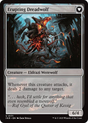 Smoldering Werewolf // Erupting Dreadwolf [Innistrad Remastered] | Lots Moore NSW