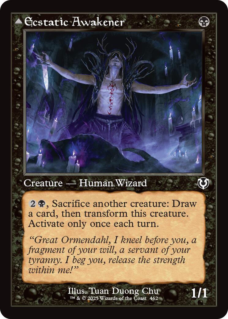 Ecstatic Awakener // Awoken Demon (Retro Frame) [Innistrad Remastered] | Lots Moore NSW