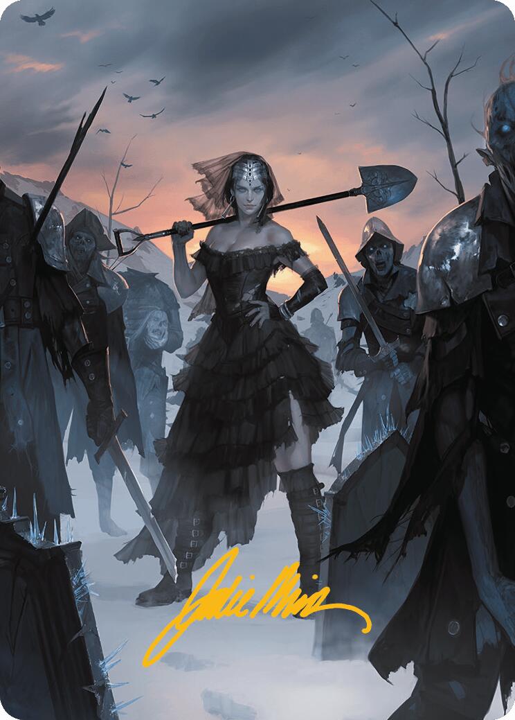 Heartless Summoning Art Card (Gold-Stamped Signature) [Innistrad Remastered Art Series] | Lots Moore NSW