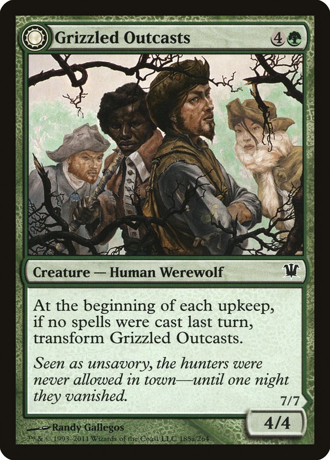 Grizzled Outcasts // Krallenhorde Wantons [Innistrad] | Lots Moore NSW