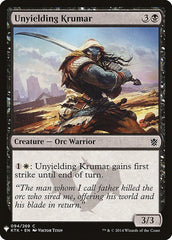 Unyielding Krumar [Mystery Booster] | Lots Moore NSW