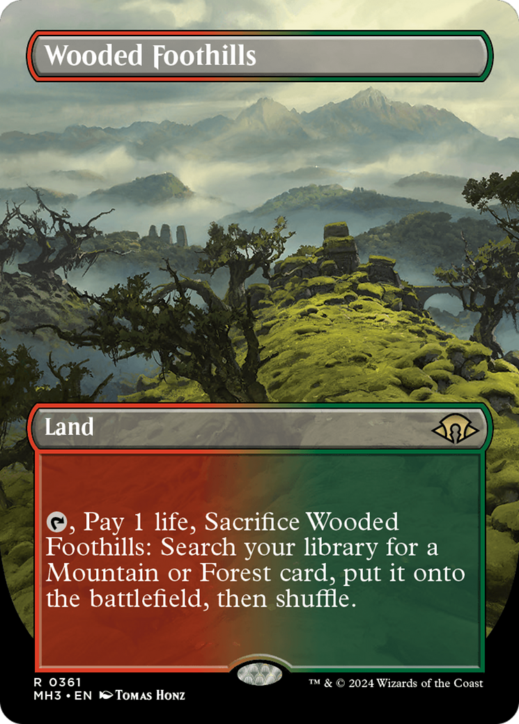 Wooded Foothills (Borderless) [Modern Horizons 3] | Lots Moore NSW