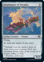 Ornithopter of Paradise [Commander Masters] | Lots Moore NSW