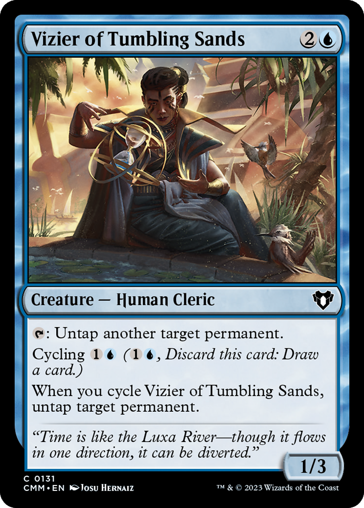 Vizier of Tumbling Sands [Commander Masters] | Lots Moore NSW