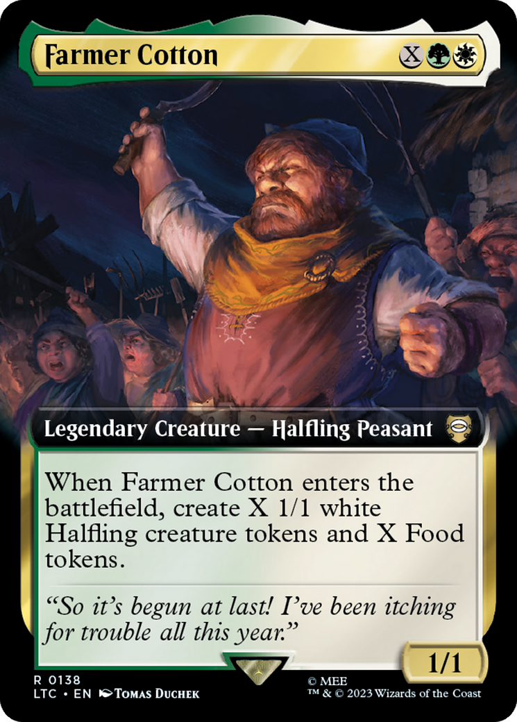 Farmer Cotton (Extended Art) [The Lord of the Rings: Tales of Middle-Earth Commander] | Lots Moore NSW