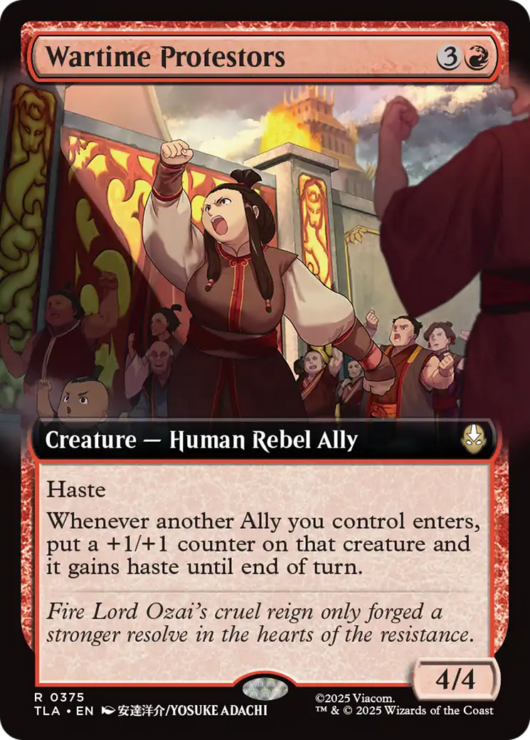 Wartime Protestors (Extended Art) [Avatar: The Last Airbender] | Lots Moore NSW