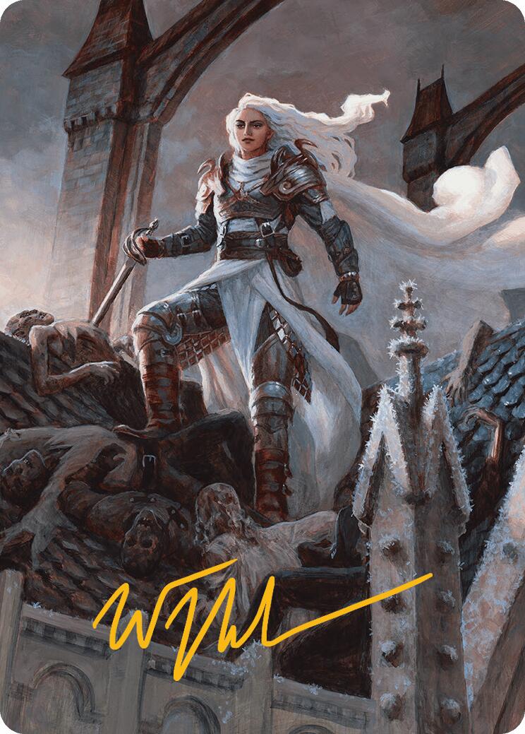 Thalia, Heretic Cathar Art Card (Gold-Stamped Signature) [Innistrad Remastered Art Series] | Lots Moore NSW