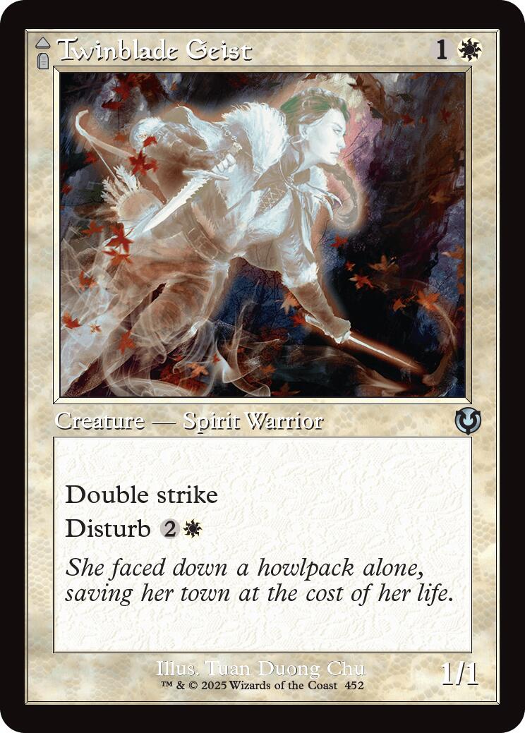 Twinblade Geist // Twinblade Invocation (Retro Frame) [Innistrad Remastered] | Lots Moore NSW