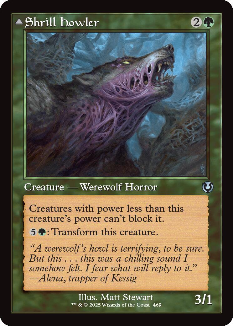 Shrill Howler // Howling Chorus (Retro Frame) [Innistrad Remastered] | Lots Moore NSW