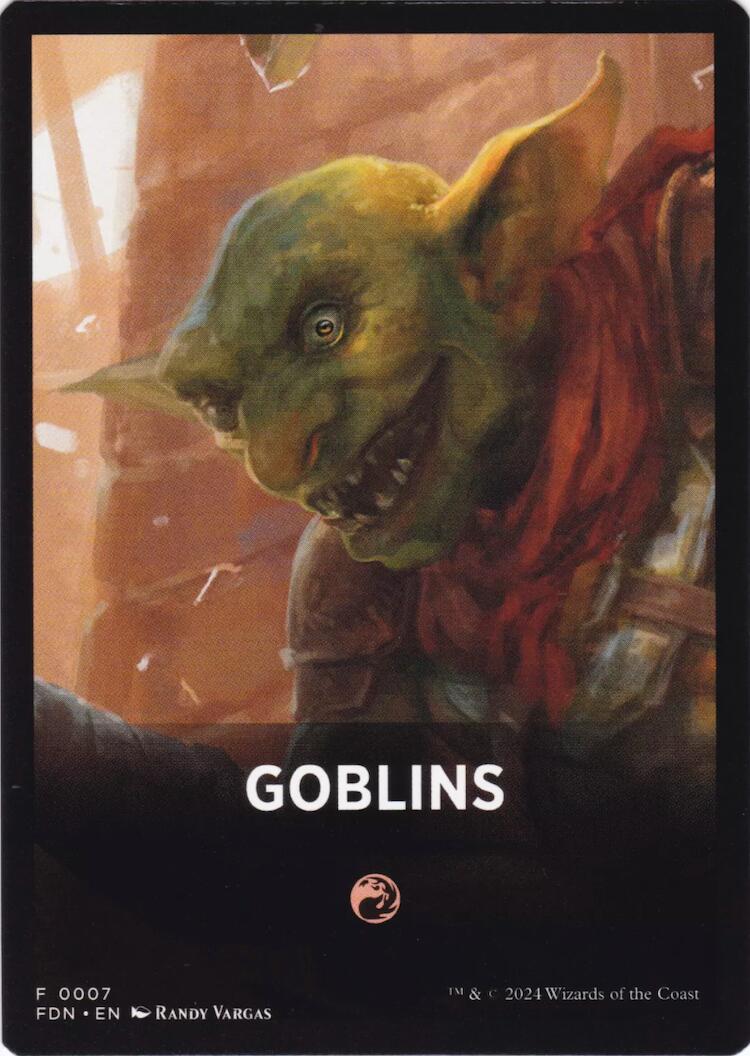 Goblins Theme Card [Foundations Tokens] | Lots Moore NSW