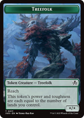 Treefolk // Emblem - Wrenn and Seven Double-Sided Token [Innistrad Remastered Tokens] | Lots Moore NSW