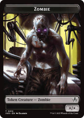 Zombie (0011) // Zombie (0012) Double-Sided Token [Innistrad Remastered Tokens] | Lots Moore NSW