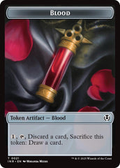 Blood // Clue Double-Sided Token [Innistrad Remastered Tokens] | Lots Moore NSW
