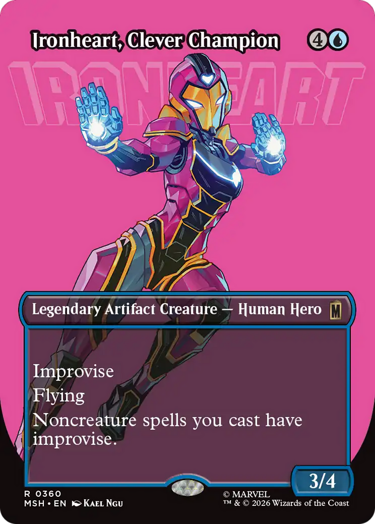 Ironheart, Clever Champion (Borderless) [Marvel Super Heroes] | Lots Moore NSW