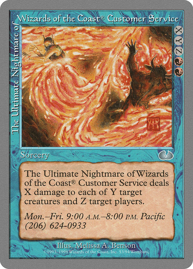 The Ultimate Nightmare of Wizards of the Coast® Customer Service [Unglued] | Lots Moore NSW