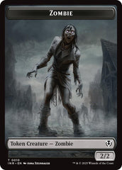 Zombie (0010) // Blood Double-Sided Token [Innistrad Remastered Tokens] | Lots Moore NSW