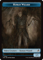Human Wizard // Emblem - Jace, Unraveler of Secrets Double-Sided Token [Innistrad Remastered Tokens] | Lots Moore NSW
