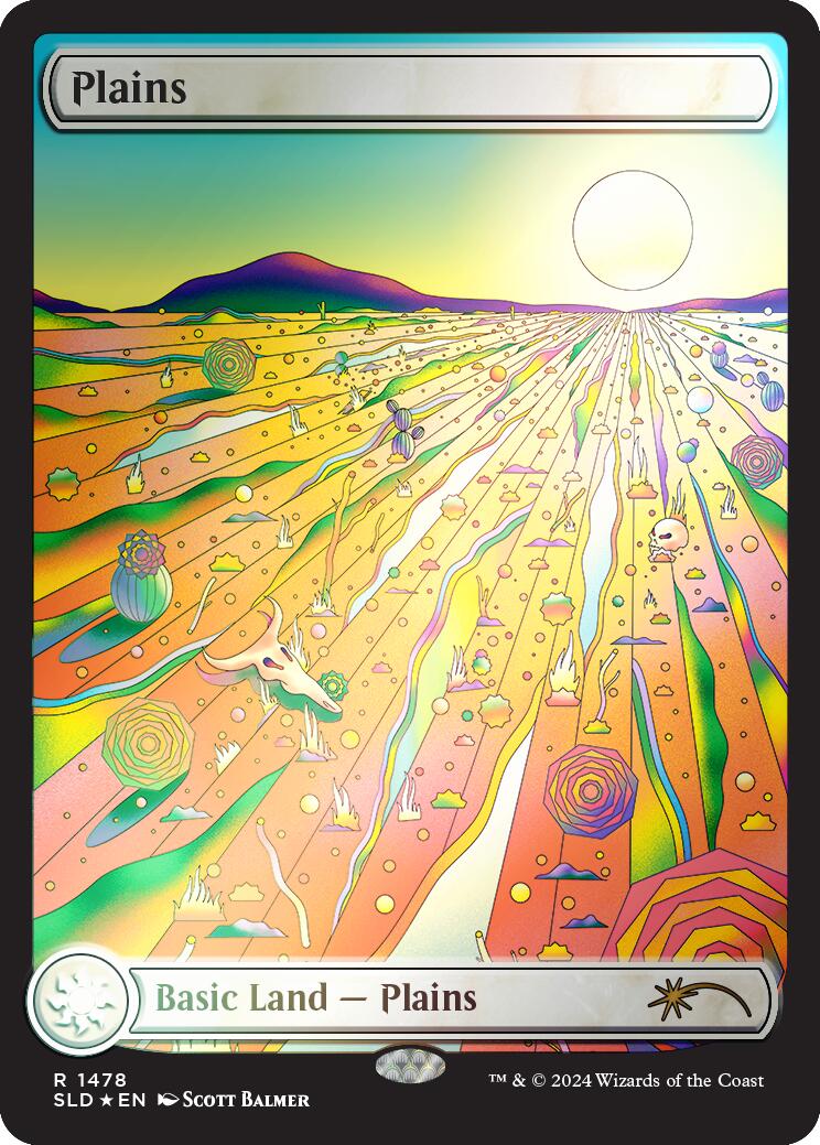 Plains (1478) (Rainbow Foil) [Secret Lair Drop Series] | Lots Moore NSW