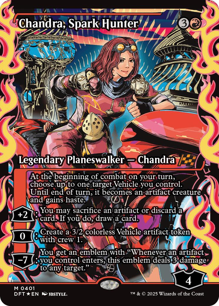 Chandra, Spark Hunter (Showcase) (Japanese) [Aetherdrift] | Lots Moore NSW