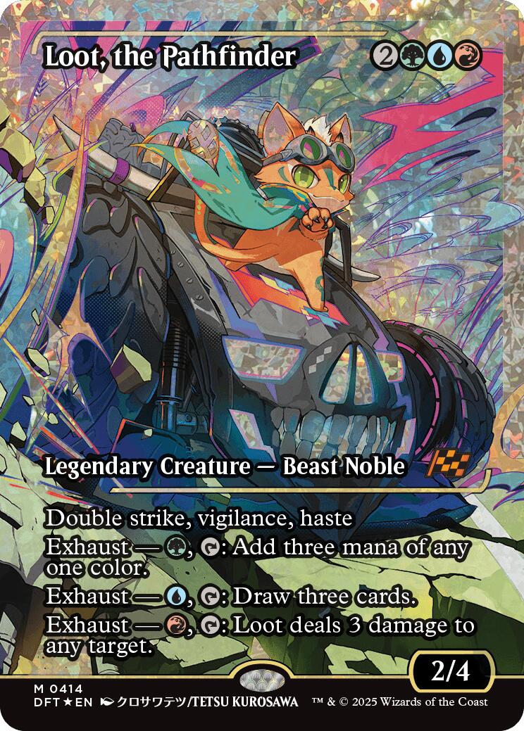 Loot, the Pathfinder (Showcase Fracture Foil) (Japanese) [Aetherdrift] | Lots Moore NSW