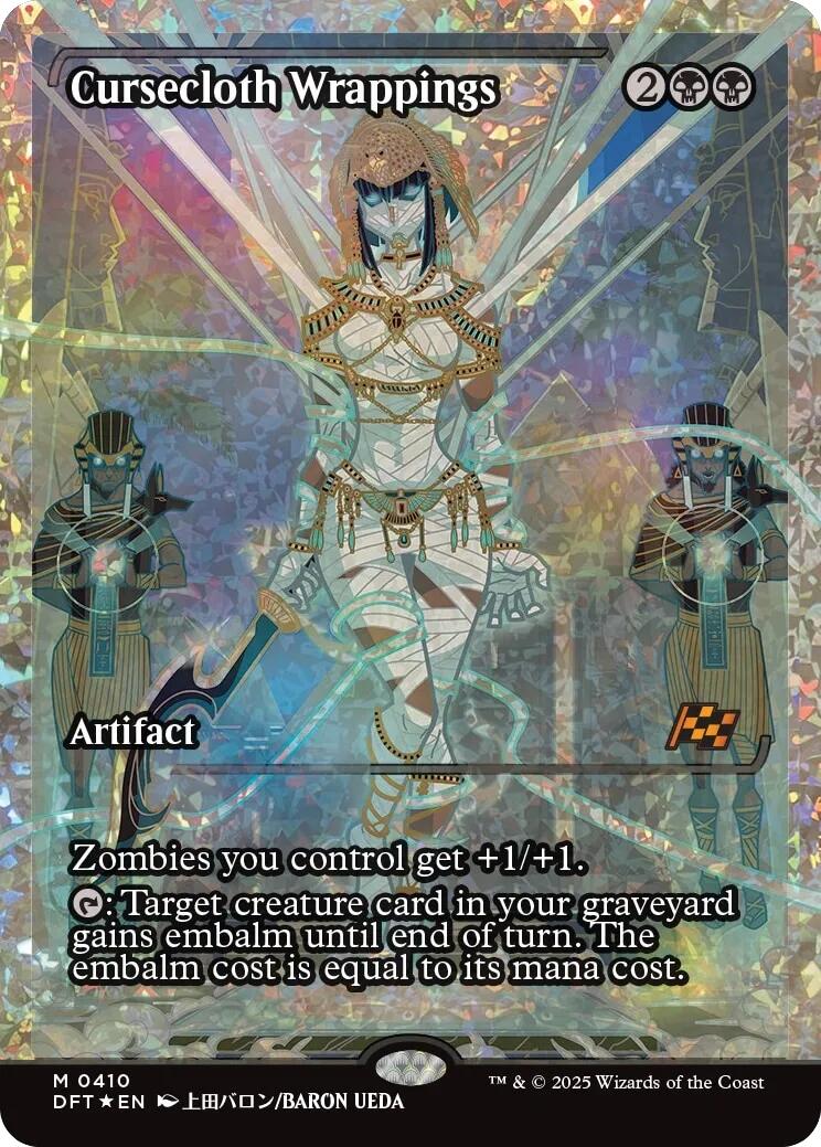 Cursecloth Wrappings (Showcase Fracture Foil) (Japanese) [Aetherdrift] | Lots Moore NSW