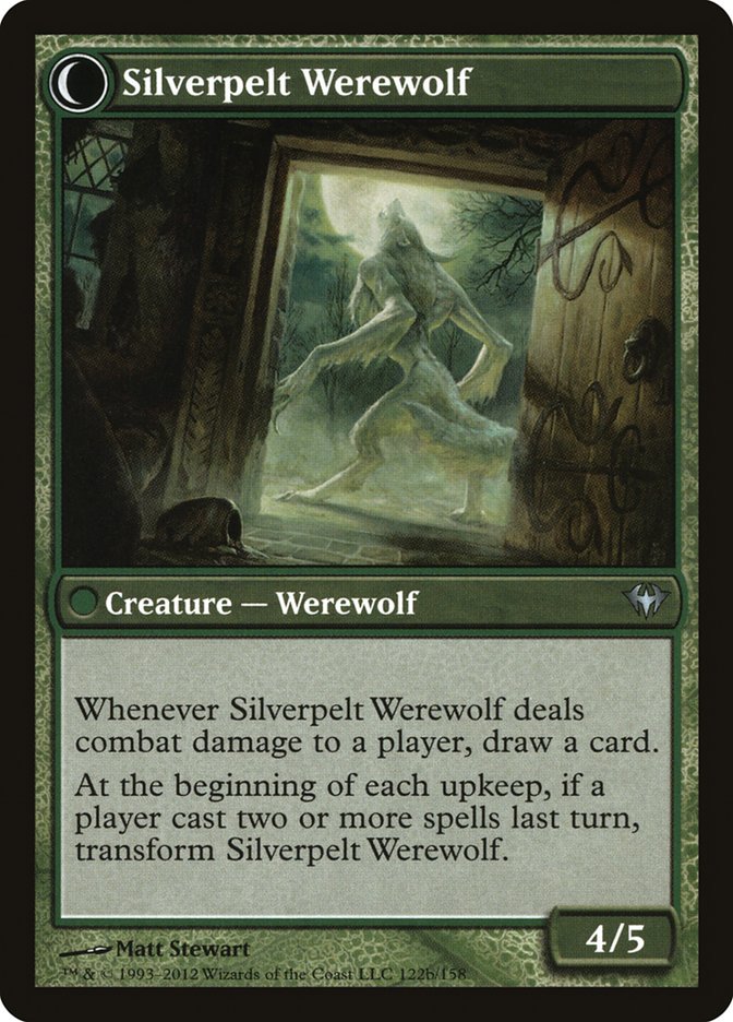 Lambholt Elder // Silverpelt Werewolf [Dark Ascension] | Lots Moore NSW
