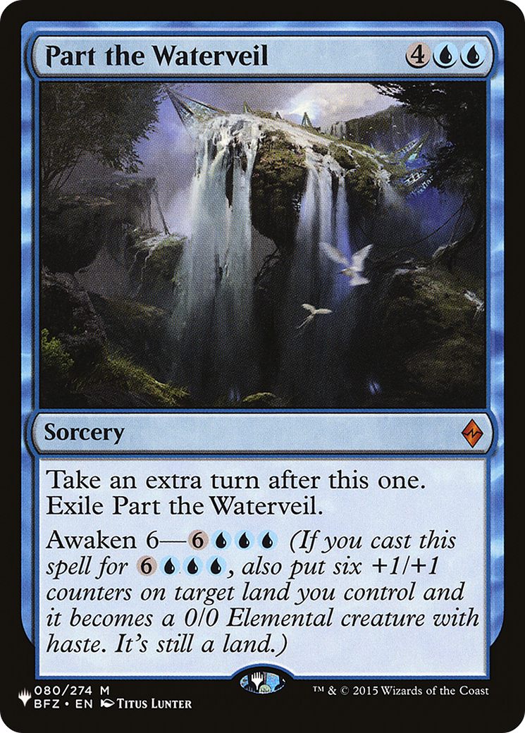 Part the Waterveil [The List] | Lots Moore NSW