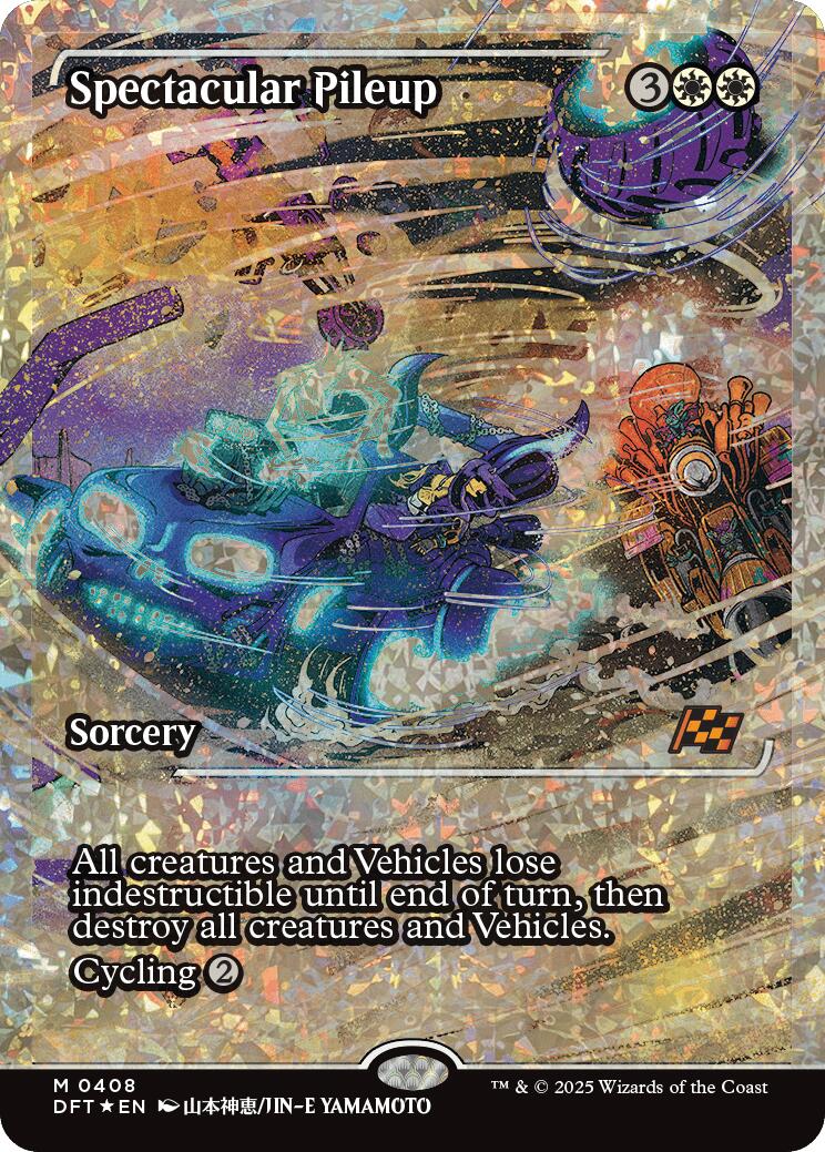 Spectacular Pileup (Showcase Fracture Foil) (Japanese) [Aetherdrift] | Lots Moore NSW