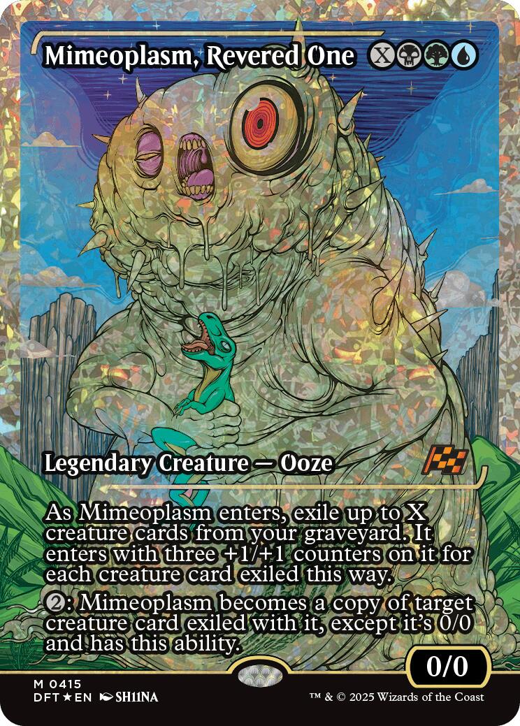 Mimeoplasm, Revered One (Showcase Fracture Foil) (Japanese) [Aetherdrift] | Lots Moore NSW