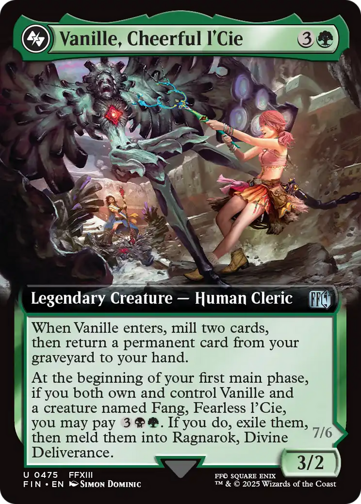 Vanille, Cheerful l'Cie // Ragnarok, Divine Deliverance (Extended Art) [FINAL FANTASY] | Lots Moore NSW