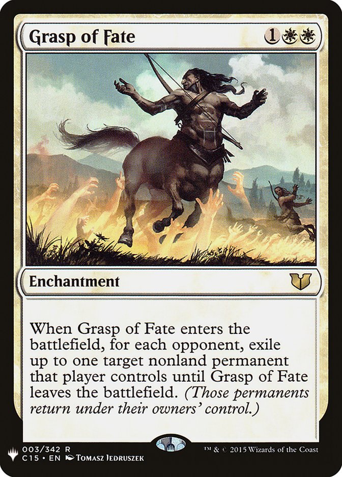 Grasp of Fate [The List] | Lots Moore NSW