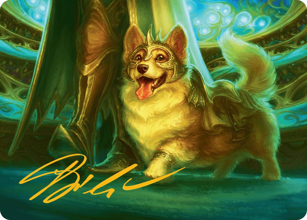 District Mascot Art Card (30/54) (Gold-Stamped Signature) [Aetherdrift Art Series] | Lots Moore NSW