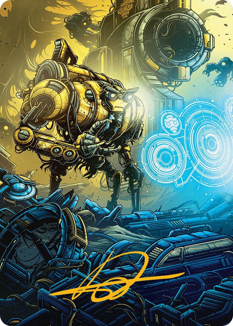 Mendicant Core, Guidelight Art Card (1/54) (Gold-Stamped Signature) [Aetherdrift Art Series] | Lots Moore NSW
