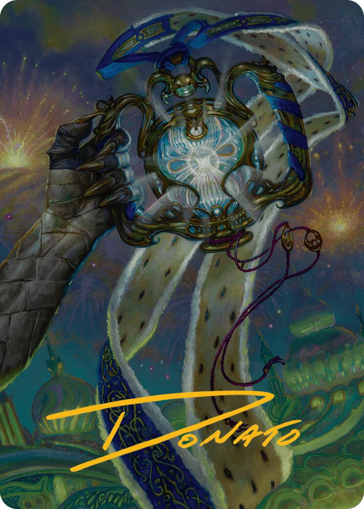 The Aetherspark Art Card (Gold-Stamped Signature) [Aetherdrift Art Series] | Lots Moore NSW