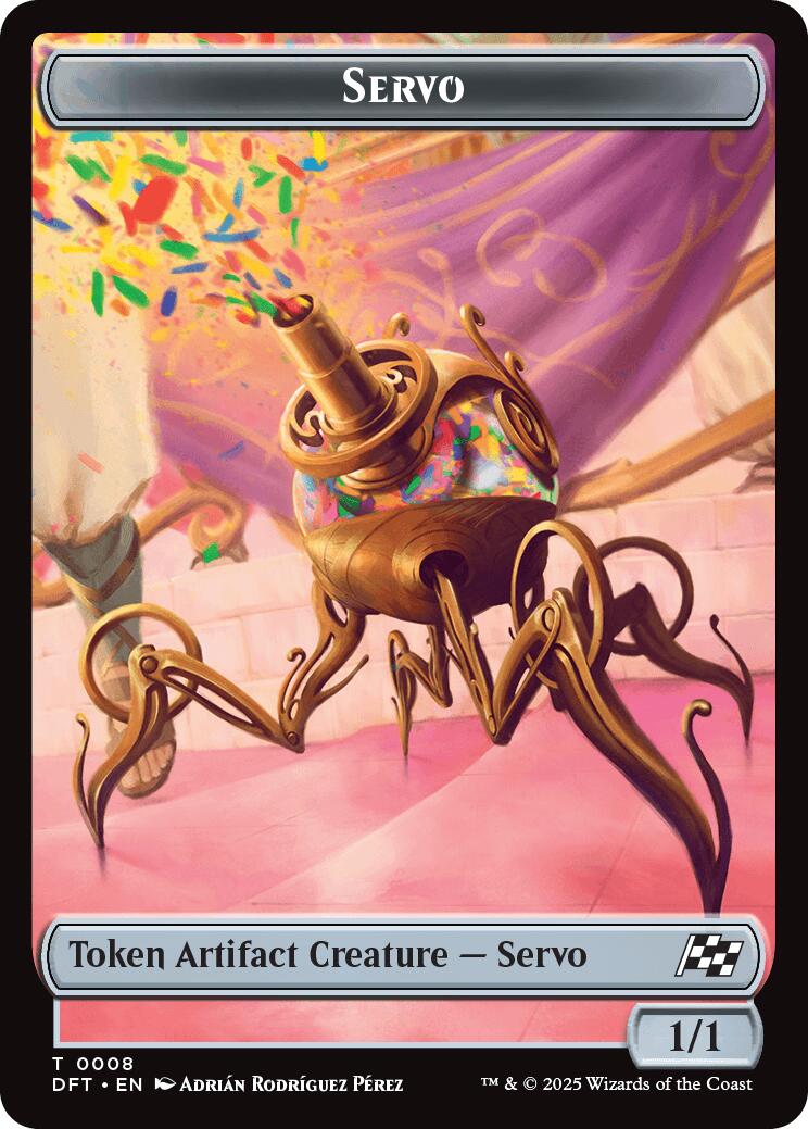 Servo // Thopter (0009) Double-Sided Token [Aetherdrift Tokens] | Lots Moore NSW