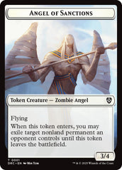 Angel of Sanctions // Vizier of Many Faces Double-Sided Token [Aetherdrift Commander] | Lots Moore NSW