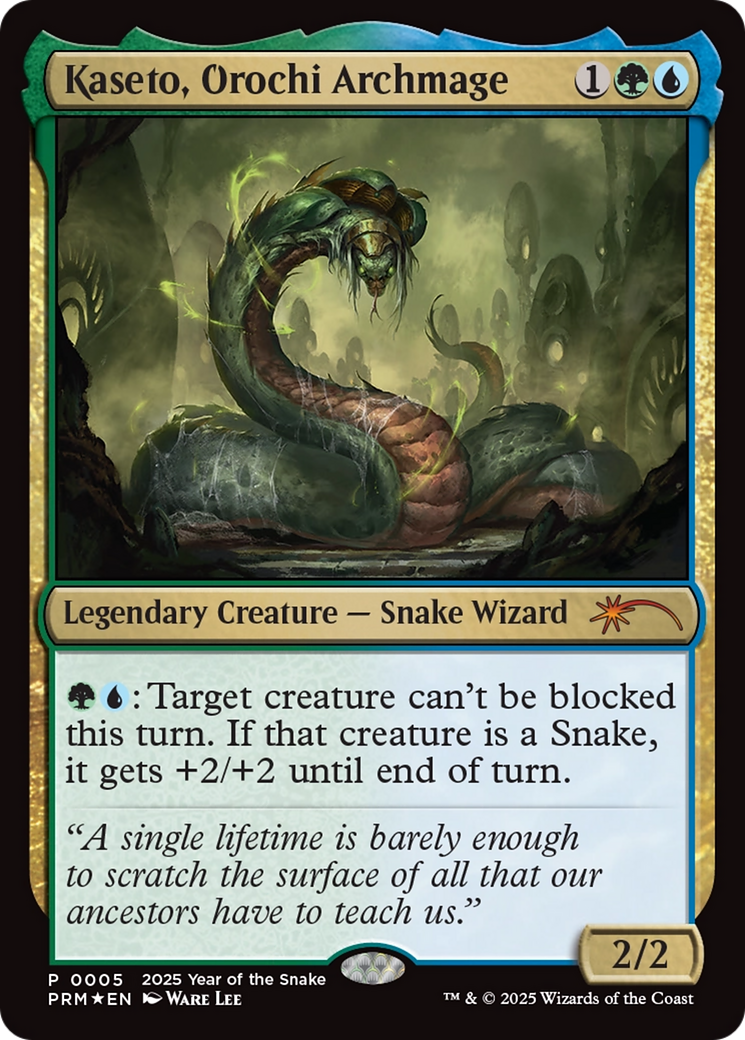 Kaseto, Orochi Archmage (Year of the Snake 2025) [Standard Showdown Promos] | Lots Moore NSW