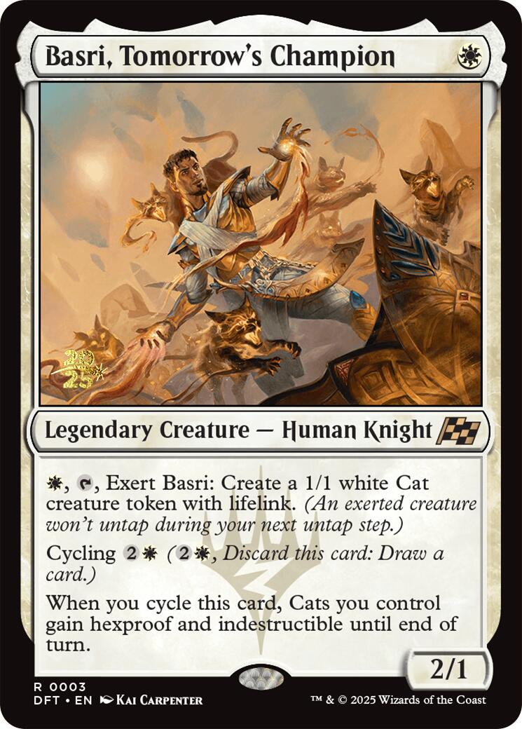 Basri, Tomorrow's Champion [Aetherdrift Prerelease Promos] | Lots Moore NSW