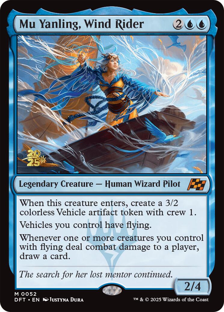 Mu Yanling, Wind Rider [Aetherdrift Prerelease Promos] | Lots Moore NSW