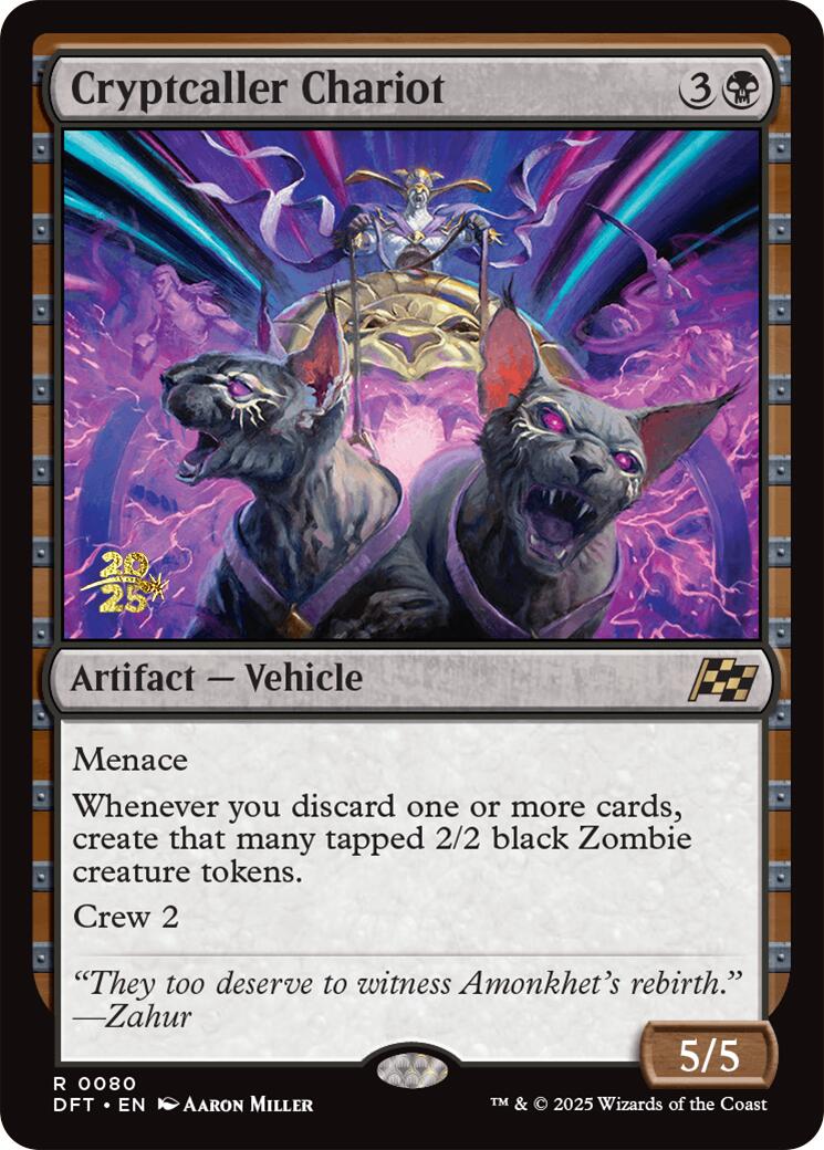 Cryptcaller Chariot [Aetherdrift Prerelease Promos] | Lots Moore NSW
