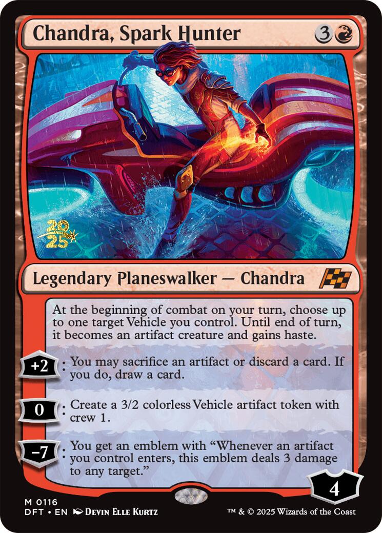 Chandra, Spark Hunter [Aetherdrift Prerelease Promos] | Lots Moore NSW