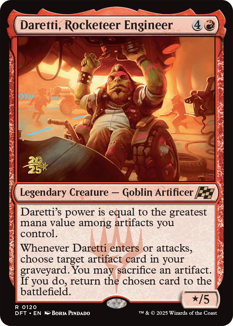 Daretti, Rocketeer Engineer [Aetherdrift Prerelease Promos] | Lots Moore NSW