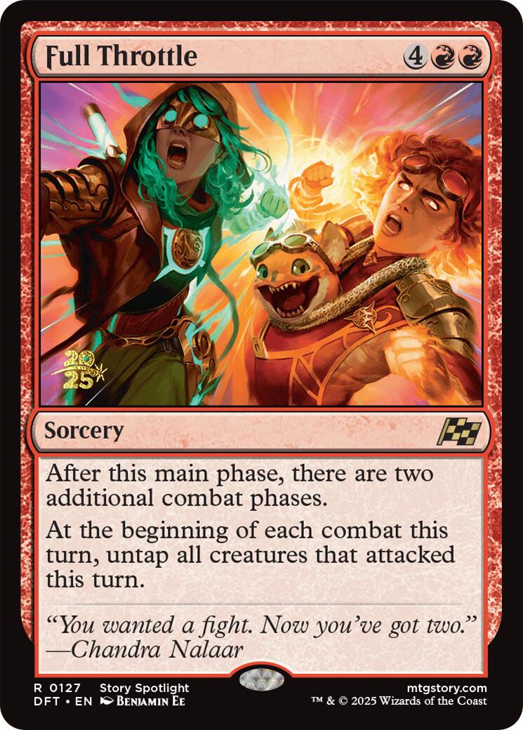 Full Throttle [Aetherdrift Prerelease Promos] | Lots Moore NSW