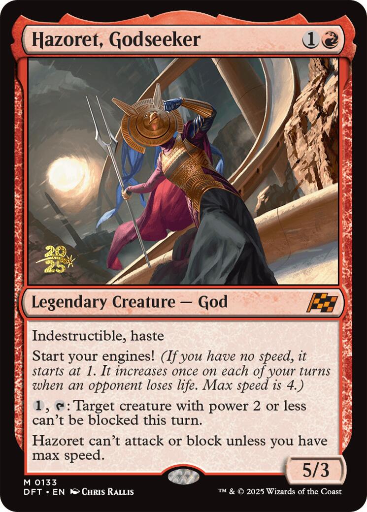 Hazoret, Godseeker [Aetherdrift Prerelease Promos] | Lots Moore NSW